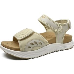 ONCAI Women's Cream Comfort Sandals